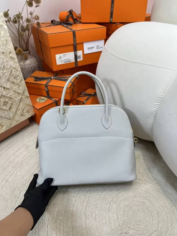 mmexport1712557579793-jpg Australia Sydney Hermes 80 Gris Pearl Clemence Bolide 31CM Gold Hardware