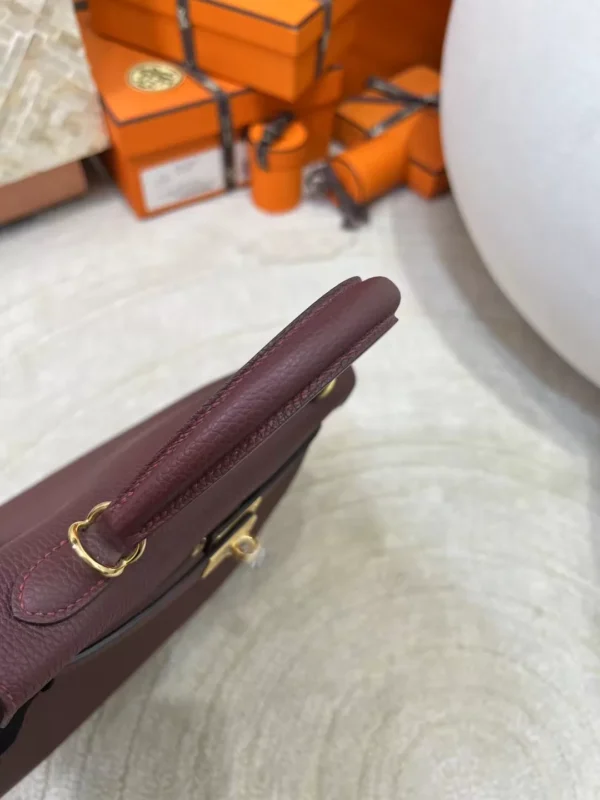 mmexport1713249499843-jpg Canada Toronto Hermes Togo Leather Kelly 25CM 55 Rouge H Gold Hardware