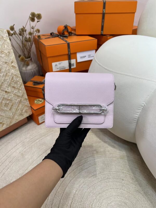 mmexport1713423618045 Handmade Hermes Roulis 19cm Evercolor Leather 09 Mauve Pale Silver Hardware