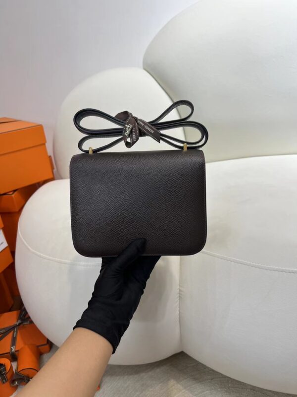 mmexport1716272202916 Thailand Hermes Constance 19CM 0G Rouge Sellier Epsom Leather Gold Hardware