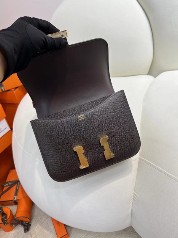 mmexport1716272208123 Thailand Hermes Constance 19CM 0G Rouge Sellier Epsom Leather Gold Hardware