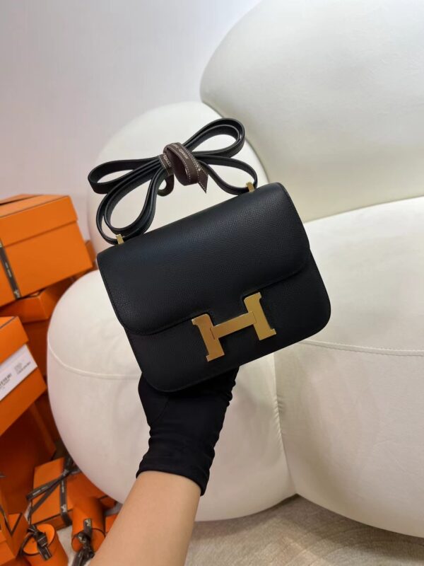 mmexport1717481858987 Kuwait Hermes Constance 19CM Epsom Leather 89 Noir Gold Hardware