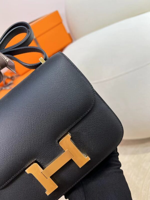 mmexport1717481862774 Kuwait Hermes Constance 19CM Epsom Leather 89 Noir Gold Hardware