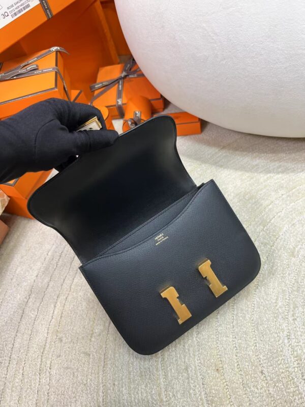 mmexport1717481866737 Kuwait Hermes Constance 19CM Epsom Leather 89 Noir Gold Hardware
