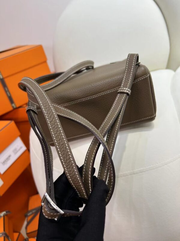 mmexport1717567900058-1 Hermes Bag Images Kelly Ado 22CM 18 Etoupe Clemence Leather Silver Hardware