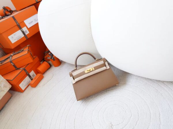 mmexport1720592550717-1 Korea Seoul Hermes Mini Kelly 19CM Epsom Leather 3G Alezan Gold Hardware