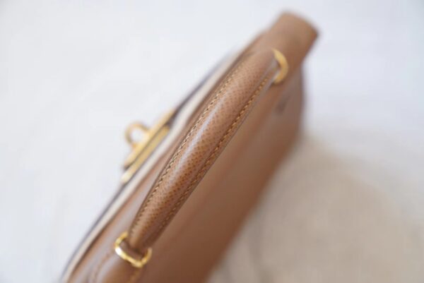 mmexport1720592556345 Korea Seoul Hermes Mini Kelly 19CM Epsom Leather 3G Alezan Gold Hardware