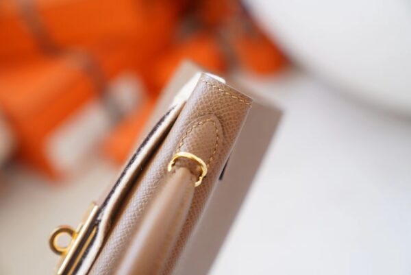 mmexport1720592560100 Korea Seoul Hermes Mini Kelly 19CM Epsom Leather 3G Alezan Gold Hardware
