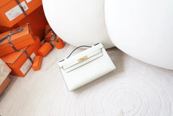 mmexport1720592594201-1 Hermes Bag Images Kelly Pochette 22CM Swift Leather 0S Vert Fizz Gold Hardware