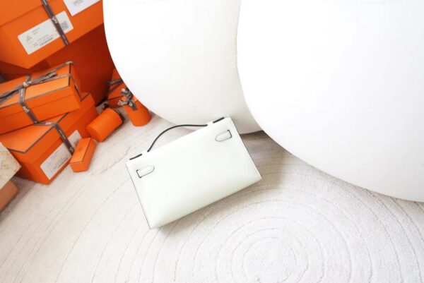 mmexport1720592596173 Hermes Bag Images Kelly Pochette 22CM Swift Leather 0S Vert Fizz Gold Hardware