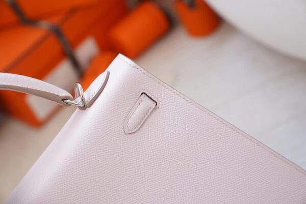 mmexport1720678749445 Hermes Bag Price Kelly Sellier 25CM Epsom Leather 09 Mauve Pale Silver Hardware