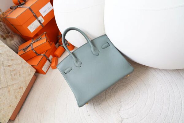 mmexport1720777039696 Hermes Bag Price Togo Leather Birkin 30CM 63 Vert Amande Gold Hardware