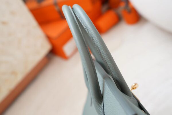 mmexport1720777047462 Hermes Bag Price Togo Leather Birkin 30CM 63 Vert Amande Gold Hardware