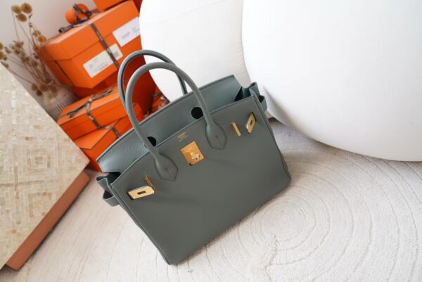 mmexport1720777050004 Hermes Bag Price Togo Leather Birkin 30CM 63 Vert Amande Gold Hardware