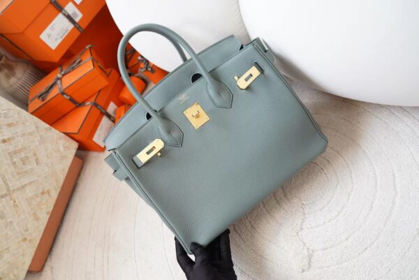 mmexport1720777054227 Hermes Bag Price Togo Leather Birkin 30CM 63 Vert Amande Gold Hardware