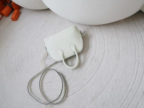 mmexport1720777208714-1 Australia Sydney Hermes Mini Bolide 18CM Chevre Leather 0S Vert Fizz Silver Hardware