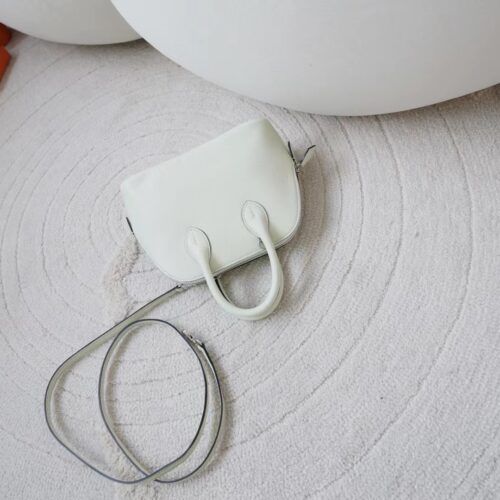 Australia Sydney Hermes Mini Bolide 18CM Chevre Leather 0S Vert Fizz Silver Hardware