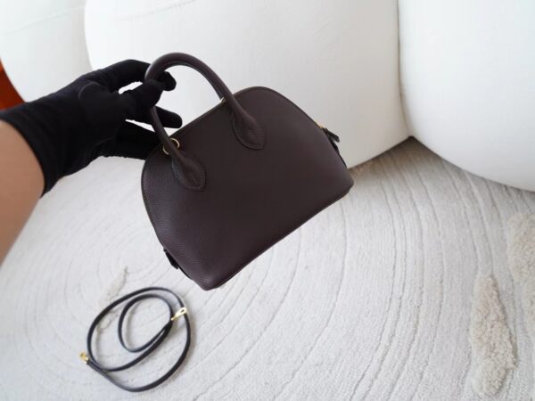 mmexport1720777279428 Hermes Mini Bolide 18CM Evercolor Leather 0G Rouge Sellier / X9 Mauve Sylvestre