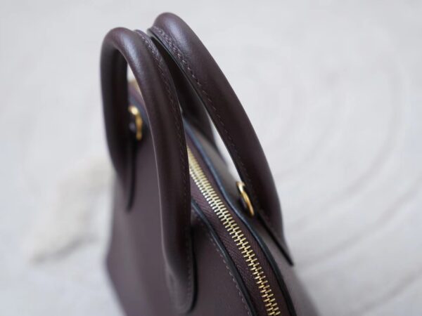 mmexport1720777293220 Hermes Mini Bolide 18CM Evercolor Leather 0G Rouge Sellier / X9 Mauve Sylvestre