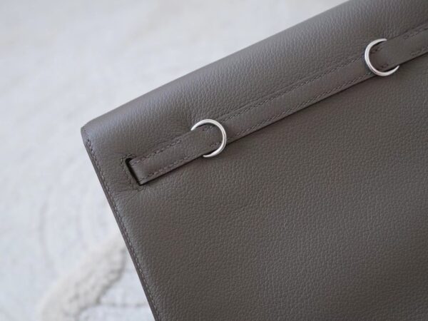 mmexport1721111160437 Hermes Bag Images Kelly Danse 22CM Evercolor Leather 8F Etain Silver Hardware