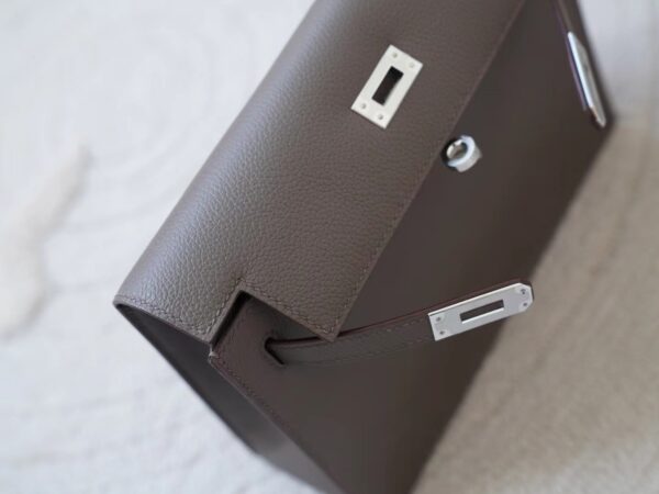mmexport1721111164606 Hermes Bag Images Kelly Danse 22CM Evercolor Leather 8F Etain Silver Hardware