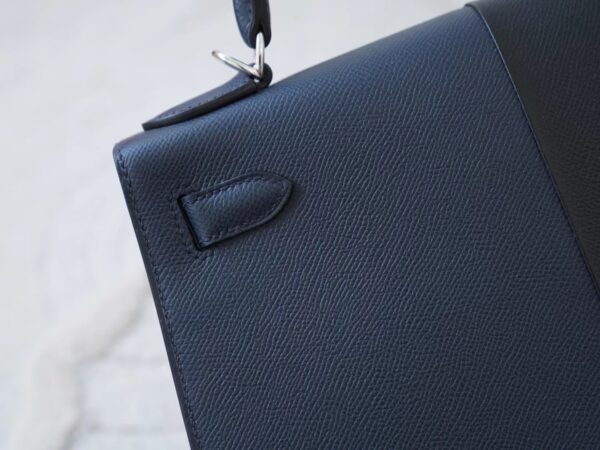 mmexport1721111218826 Hermes Bag Images Kelly Sellier 28CM Tri-color Epsom Leather Silver Hardware