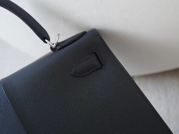 mmexport1721111222488 Hermes Bag Images Kelly Sellier 28CM Tri-color Epsom Leather Silver Hardware