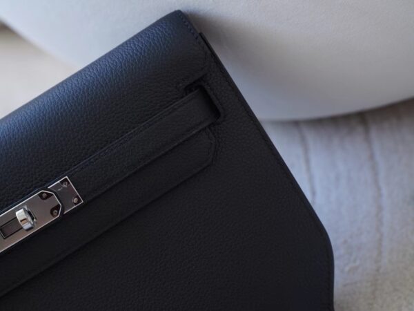 mmexport1721890680934 Kuwait Hermes Kelly Depeches 25CM Togo Leather 89 Noir Silver Hardware