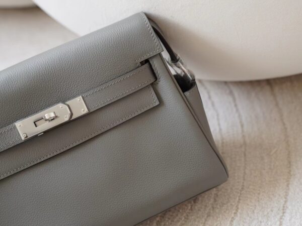 mmexport1721891970944 Kuwait Hermes Kelly Messenger 25CM Evercolor 0L Gris Meyer Silver Hardware