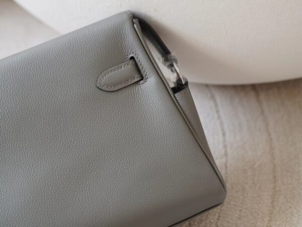 mmexport1721891976661 Kuwait Hermes Kelly Messenger 25CM Evercolor 0L Gris Meyer Silver Hardware