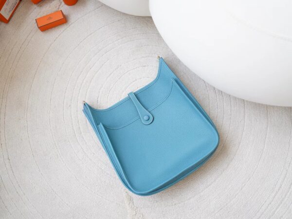 mmexport1721891994540 Hermes Bag Price Evelyne 29CM Clemence Leather 75 Blue Jean Silver Hardware