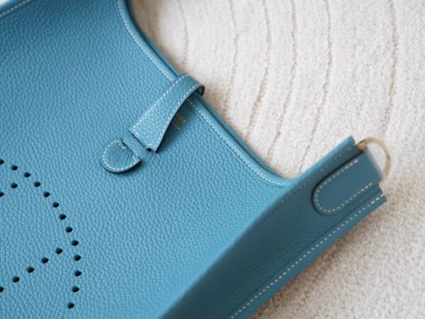 mmexport1721891996355 Hermes Bag Price Evelyne 29CM Clemence Leather 75 Blue Jean Silver Hardware