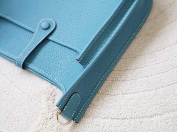 mmexport1721892007242 Hermes Bag Price Evelyne 29CM Clemence Leather 75 Blue Jean Silver Hardware