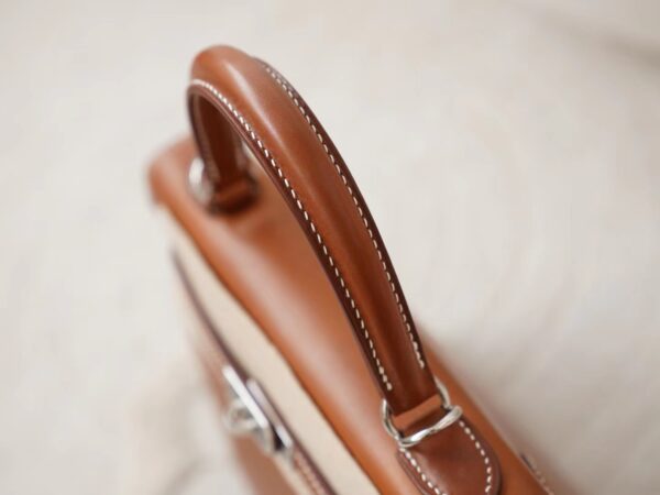 mmexport1722326265224 Hermes Bag Images Kelly Sellier 25CM Barenia Leather Fauve Silver Hardware