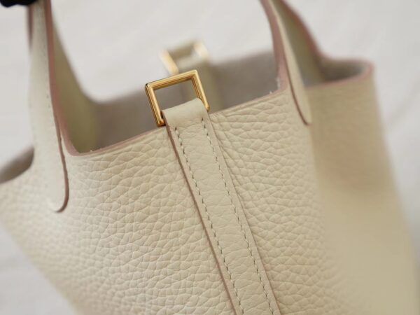 mmexport1722329815438 Russia Moscow Hermes Picotin Micro 14CM Clemence Leather I2 Nata Gold Hardware