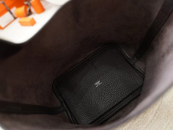 mmexport1722329890338 Canada Ottawa Hermes Picotin 18CM Clemence Leather 46 Ebene Silver Hardware