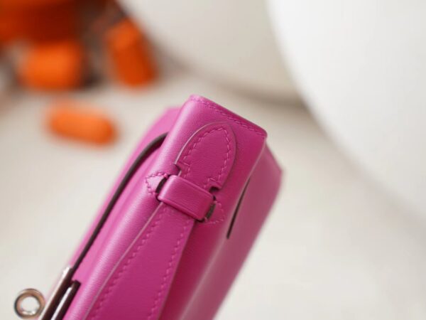 mmexport1722418150835 Hermes Bag Price Kelly Pochette 22CM Swift Leather L3 Rose Purple Silver Hardware