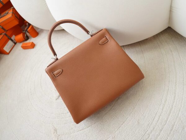 mmexport1722418359309 Hermes Bag Price 37 Gold Togo Leather Kelly 28CM Silver Hardware