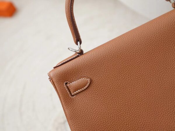 mmexport1722418379394 Hermes Bag Price 37 Gold Togo Leather Kelly 28CM Silver Hardware