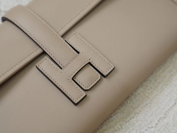 mmexport1722590401236 USA Washington Hermes Jige Elan Clutch Bag M8 Gris Asphalt Swift Leather