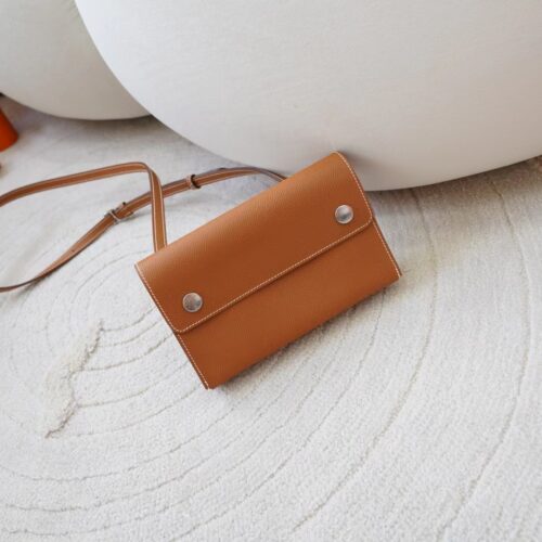 Canada Toronto Hermes Snap Wallet 37 Gold Epsom Leather Silver Hardware