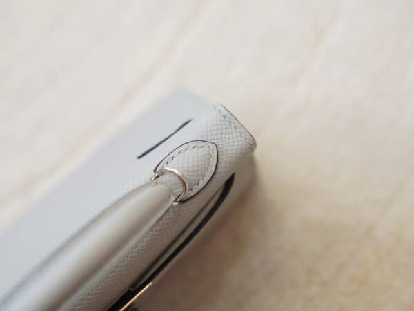 mmexport1725518207478 DDMode Hermes Mini Kelly 19CM Epsom Leather 4Z Gris Mouette Silver Hardware