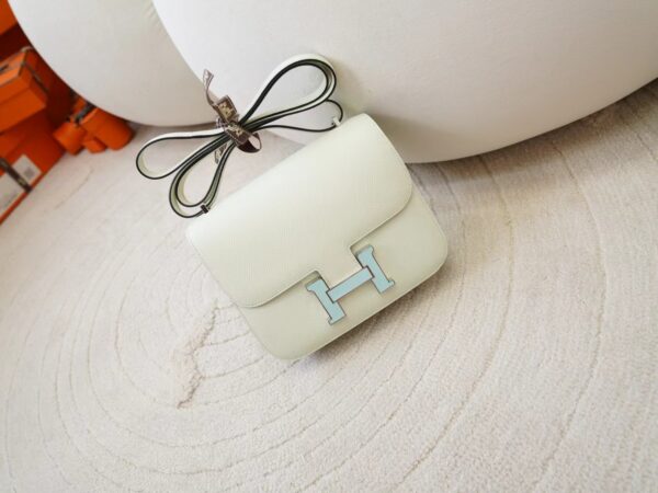 mmexport1725518330861-1 DDMode Hermes Factory Constance 19CM 0S Vert Fizz Epsom Leather Enamel Buckle