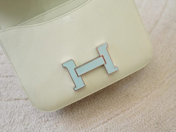 mmexport1725518386695 DDMode Hermes Factory Constance 19CM 0S Vert Fizz Epsom Leather Enamel Buckle