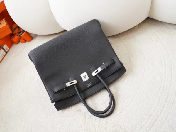 mmexport1725856601029 DDMode Hermes Bags Birkin 35CM CK89 Noir Togo Leather Silver Hardware