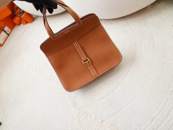 mmexport1725856761995 UK London Hermes CC37 Gold Barenia Faubourg Halzan Mini 22CM Gold Hardware
