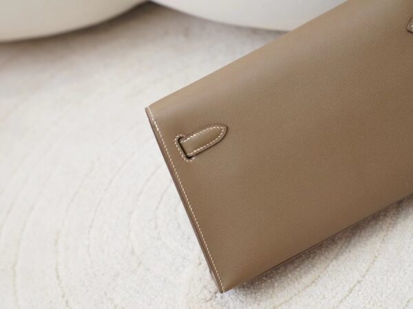 mmexport1725856856121 Hermes Bag Price Kelly Elan 27CM Madame Leather CK18 Etoupe Grey Silver Hardware
