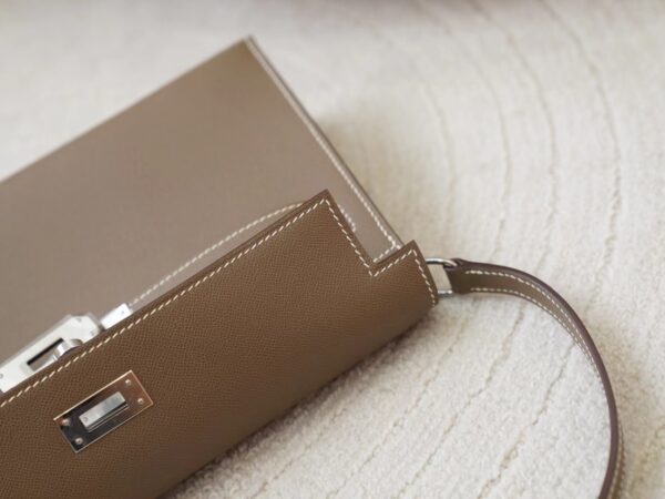 mmexport1725856858029 Hermes Bag Price Kelly Elan 27CM Madame Leather CK18 Etoupe Grey Silver Hardware