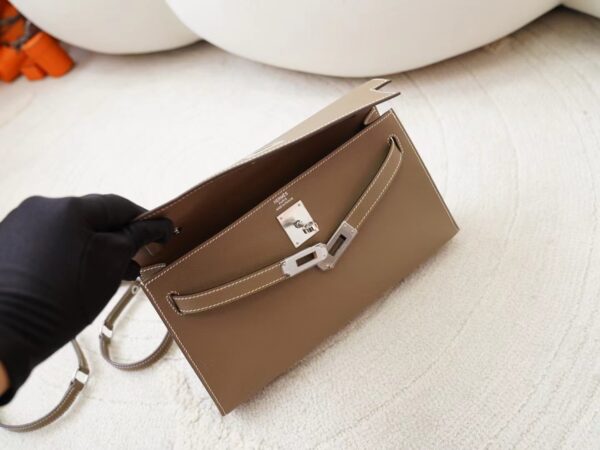 mmexport1725856864228 Hermes Bag Price Kelly Elan 27CM Madame Leather CK18 Etoupe Grey Silver Hardware