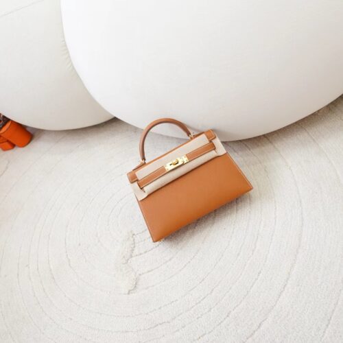 Australia Sydney Hermes CC37 Gold Mini Kelly 19CM Epsom Leather Gold Hardware